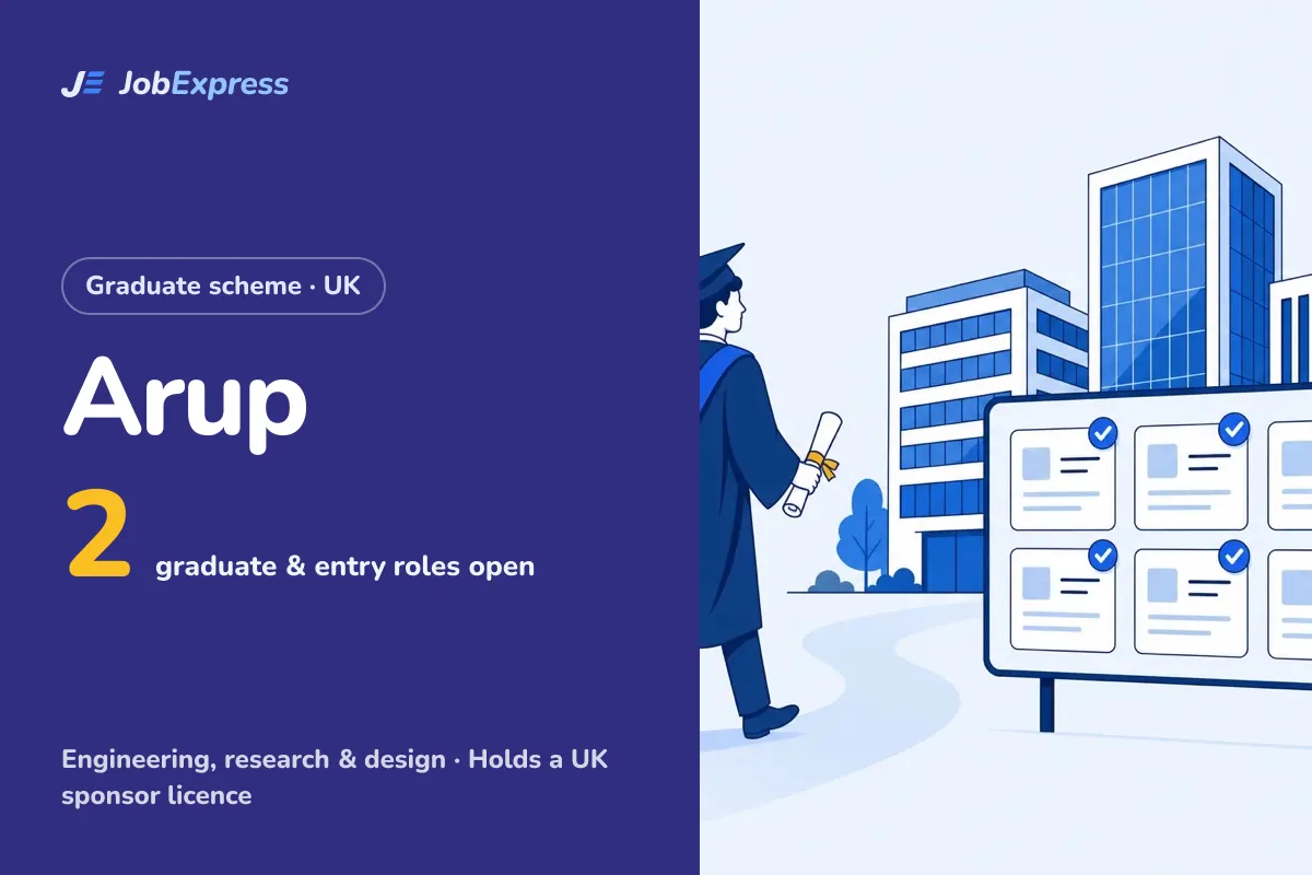 Arup Graduate Scheme and Graduate Jobs UK: 2 Open (Oct 2026)