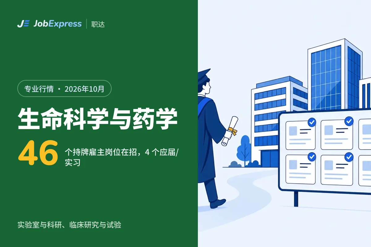生命科学与药学专业在英国能做什么:46 个持牌雇主岗位在招(2026年10月)