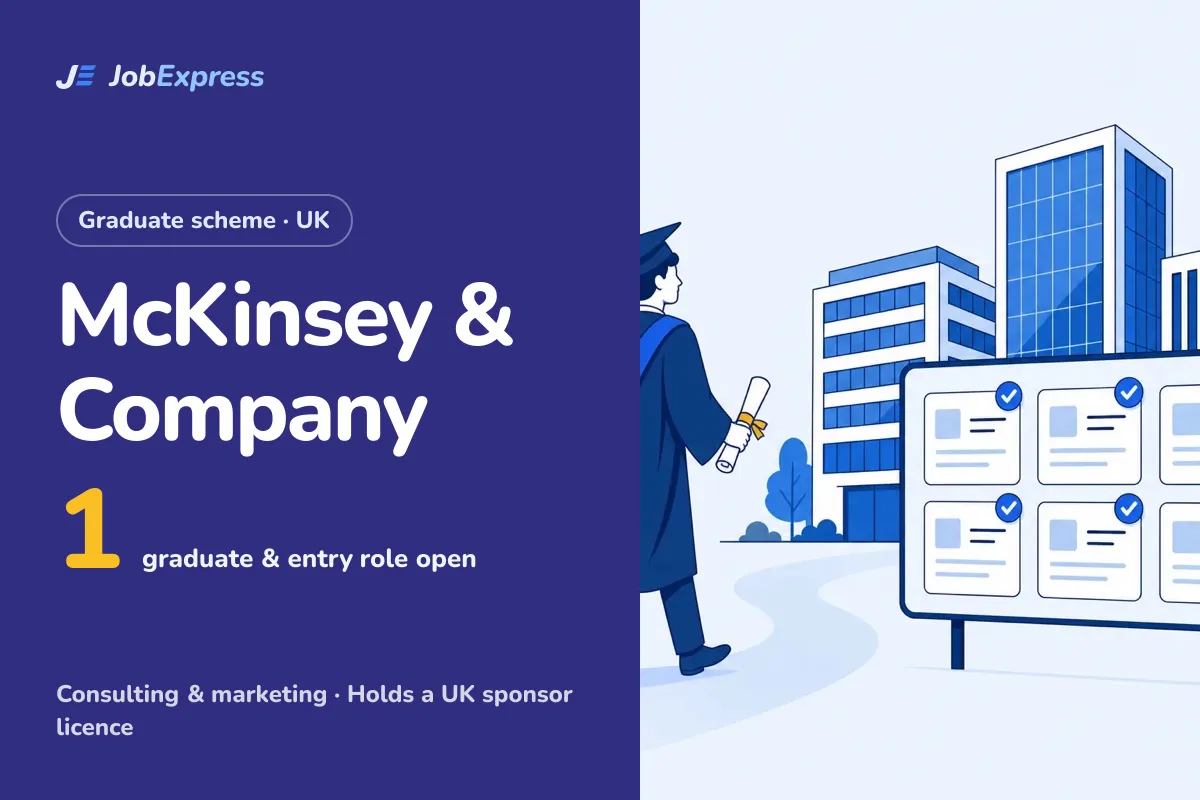 McKinsey & Company Graduate Scheme and Graduate Jobs UK: 1 Open (Oct 2026)