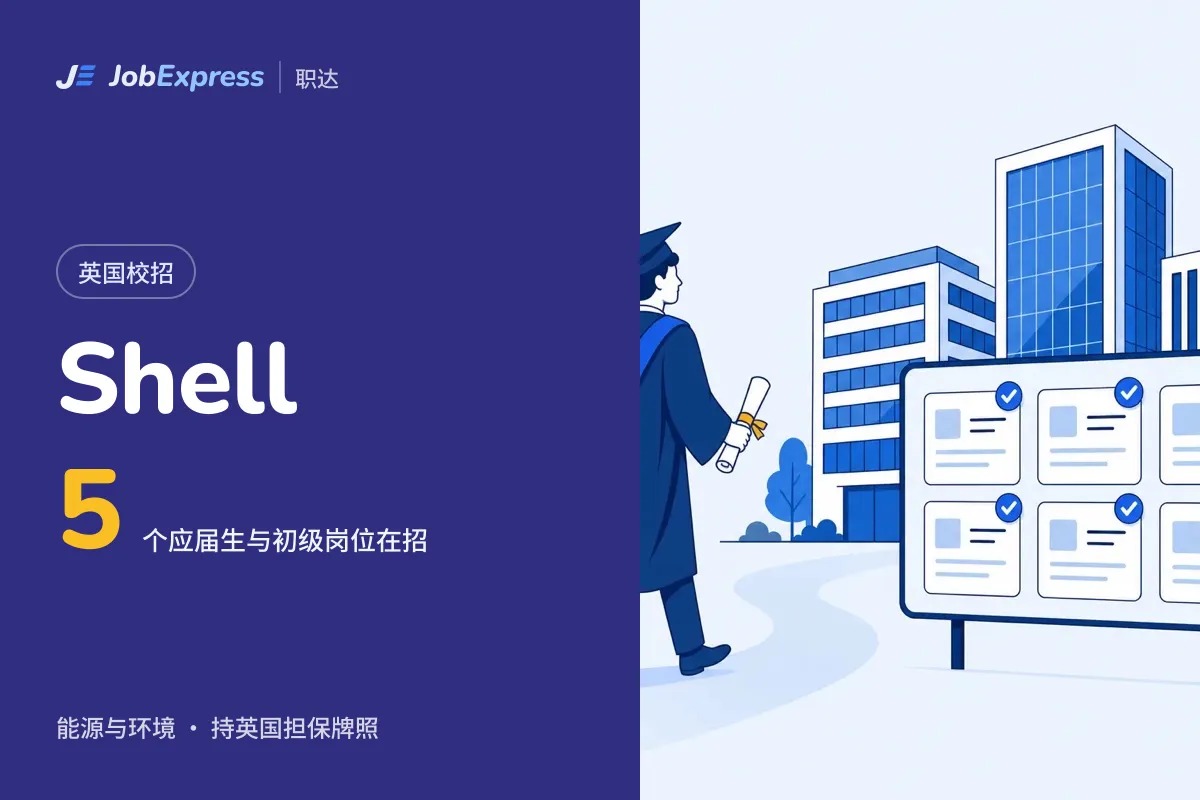Shell 英国校招和应届生岗位:5 个在招,担保牌照情况(2026年10月)