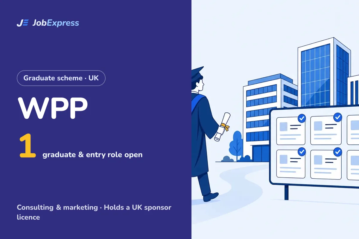 WPP Graduate Scheme and Graduate Jobs UK: 1 Open (Oct 2026)